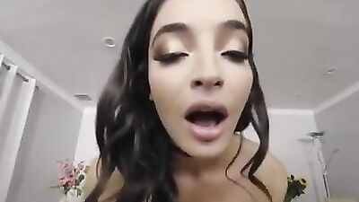 Emily Willis Begs for Your Help: A Naughty Brunette's Intense Orgasm in Hardcore Action