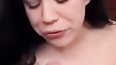 Monica Sage gets off on tugging on a dick and getting a hot load