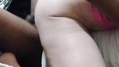 Hot homemade video of a petite Latina getting her big tits and ass licked and fucked by a hung guy