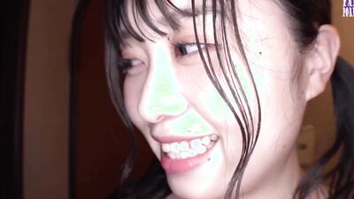 Watch Asia's wet and wild gulping and teasing with a slippery body in HD Part 6