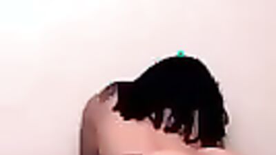 Nabe Girl gives a sloppy blowjob in POV & gets pounded in bed by Nabe Boy