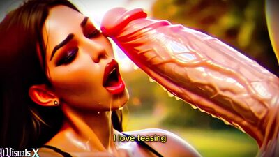 Latina Baddie Worships Big White Cock with Sensual ASMR - Interracial X Visuals