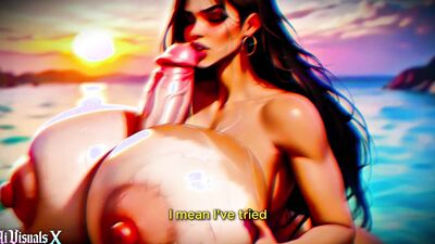 Latina Baddie Worships Big White Cock with Sensual ASMR - Interracial X Visuals