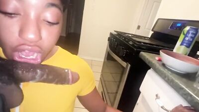Petite Texas teen Houston slobbers on your dick while getting her ass drilled in HD