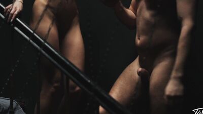 Laura Sinn cheats on her boyfriend with a stranger in a club - Blindfolded glory hole action!