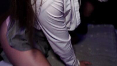 Olivia Sparkle, the blonde college slut, confesses to Ian Scott & Gun 10 hard cocks and swallows every last drop