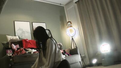 Luna Bbunny's Short Skirt Outfit Gets Stretched for a Hard Haul in Panties and See-through Dress