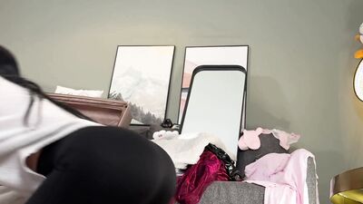 Luna Bbunny's Short Skirt Outfit Gets Stretched for a Hard Haul in Panties and See-through Dress