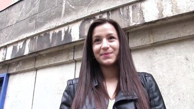 Shy girl in public gets paid for stranger toilet sex by Martin Gun