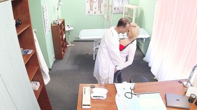Roxy Black's tight pussy gets pounded hard in Fake Hospital POV