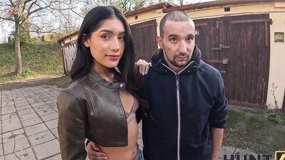 Watch Carolina Guerrero cheat on her cuckold boyfriend with a hot stranger in Hunt4K!