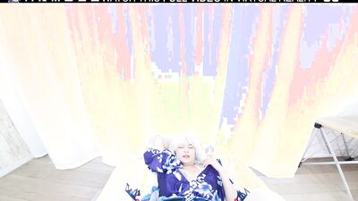 Watch Mika Amimura moan loudly while getting her pink pussy pounded in VR cosplay