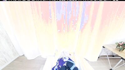Watch Mika Amimura moan loudly while getting her pink pussy pounded in VR cosplay