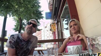 Novella Night cheats on her boyfriend with a stranger in POV after coffee