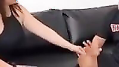 Paola Stone's stepbrother takes advantage of her tight ass & cums in her mouth