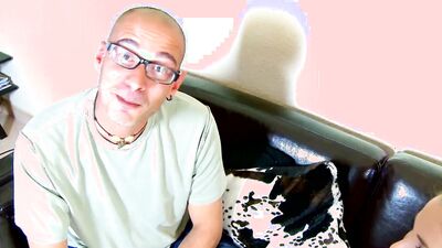 Watch this hot babe strip down & get her pussy drilled in lingerie