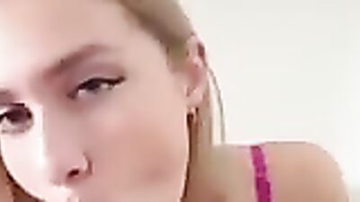 Stepmom in lingerie surprises with a seductive outfit & deep blows stepson in POV