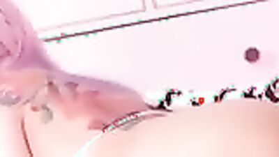 Purple Bitch gets her tight pussy drilled by massive dildos in the pool
