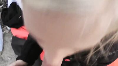 Barbie takes on a massive dick in her ass and gets a messy facial