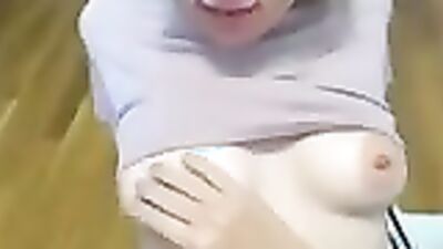 Ahegao's deepthroat and tied hands make him cum hard in her throat - Tied Hands & Stuffing
