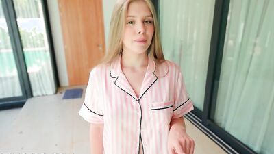 Little Angel Wiggles Her Body All Over Your Dick While Getting Dirty with Her Tits