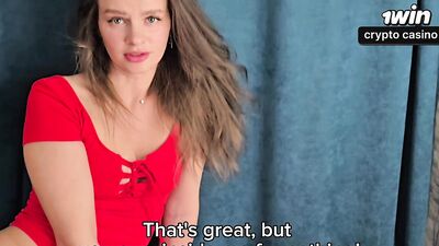 Stepmom teaches how to use a condom with her first time sex video - watch now!