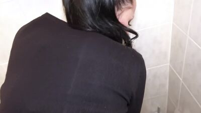 Jolee Love's Massive Tits and Thong get Pounded in Publicwashroom