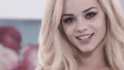 Watch Jean Valjean and Elsa Jean's big tits bounce as they get pounded hard on the couch