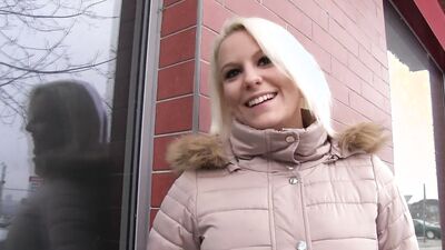 Watch Martin Gun nail this busty blonde in public & get a cumshot