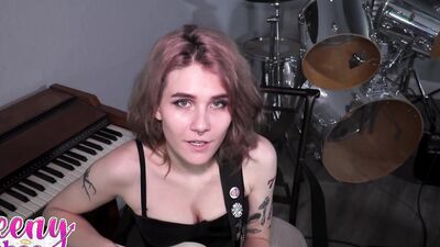 Adalind Gray takes it from behind in tattooed punk chick POV