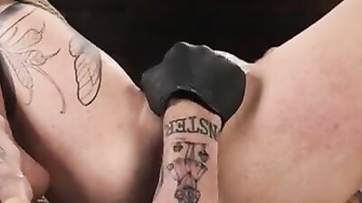 Rocky Emerson gets tied up and dominated in a kinky BDSM session