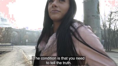 Adelle Sabelle & My Friend Erik Everhard fuck in public, cumshot included