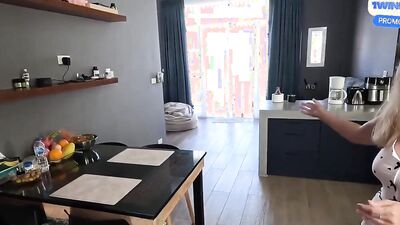 My new neighbor cheats on my wife with her massive tits & takes my load on her ass