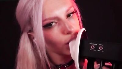 Get ready for a wild ride as she gets busy with her vampire ears