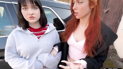 Audrey Reid & saika Kawakita get their first threesome with stranger in POV