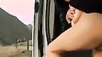 Boba Bitch gets down and dirty with a stranger on a public road twice!