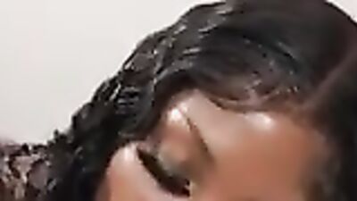 POV action with busty ebony BBW getting creampied & fucked hard