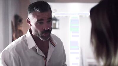 Stepdad Charles Dera dominates Anny Aurora in hot stepbros fantasy