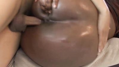 Bubblebutt chocolate honey pleasures her man and his BBC