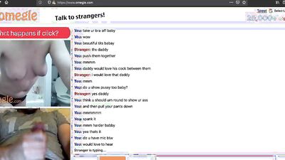 Omegle Ginger 19 YO , Listens to Daddys Orders Audio