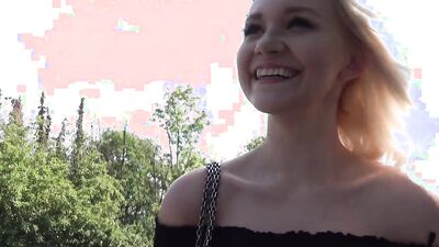 Public Agent Blonde Teen Marilyn Sugar Fucked in the Woods