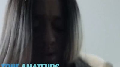 Small tit Ebony babe makes interracial sextape - TrueAmateurs