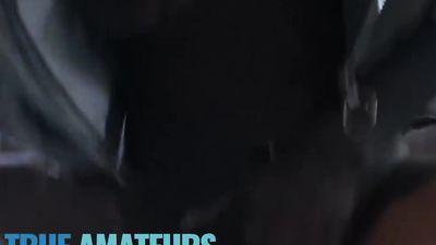 Small tit Ebony babe makes interracial sextape - TrueAmateurs