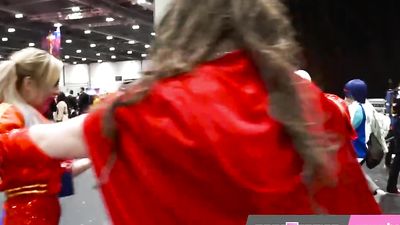 Babestation babes go to UK COMICON 2019