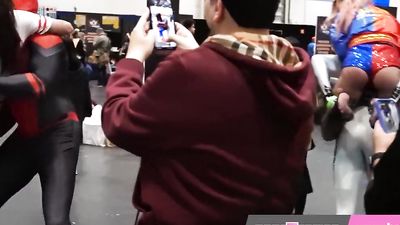 Babestation babes go to UK COMICON 2019