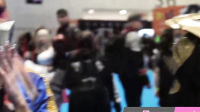 Babestation babes go to UK COMICON 2019