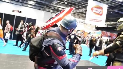 Babestation babes go to UK COMICON 2019