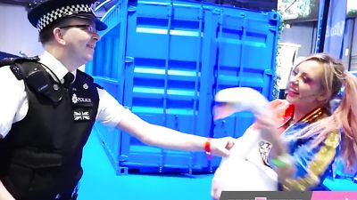 Babestation babes go to UK COMICON 2019