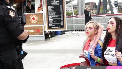 Babestation babes go to UK COMICON 2019