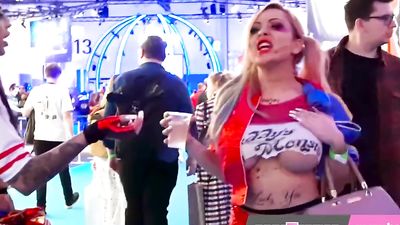 Babestation babes go to UK COMICON 2019